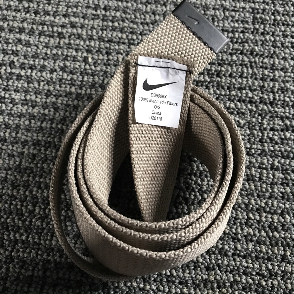 Nike‎ Tan Canvas Belt Only 45"